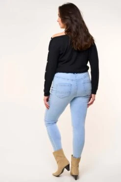 Tregging Poppy - Jeggings - Blue -Ms Mode 03fac2485e2b46b982ee62218fbb8084