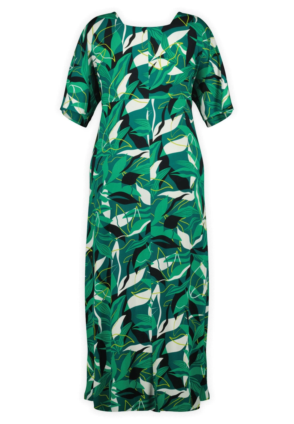 Maxi Met Gedraaide Detail - Maxi-Jurk - Multi Green 8 Maxi Met Gedraaide Detail - Maxi-Jurk - Multi Green - Afbeelding 6