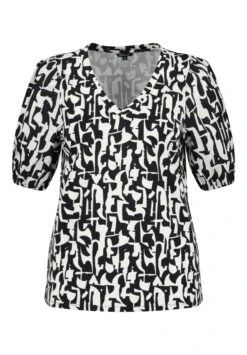 Met Grafisce Print - T-Shirt Print - Multi Black White