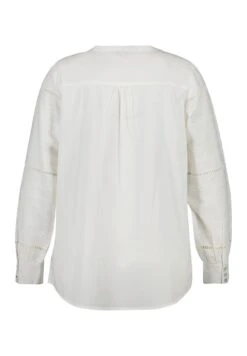 Met Borduursel - Overhemdblouse - White -Ms Mode 24fbf90d57c54264af4ab6cc8495beea