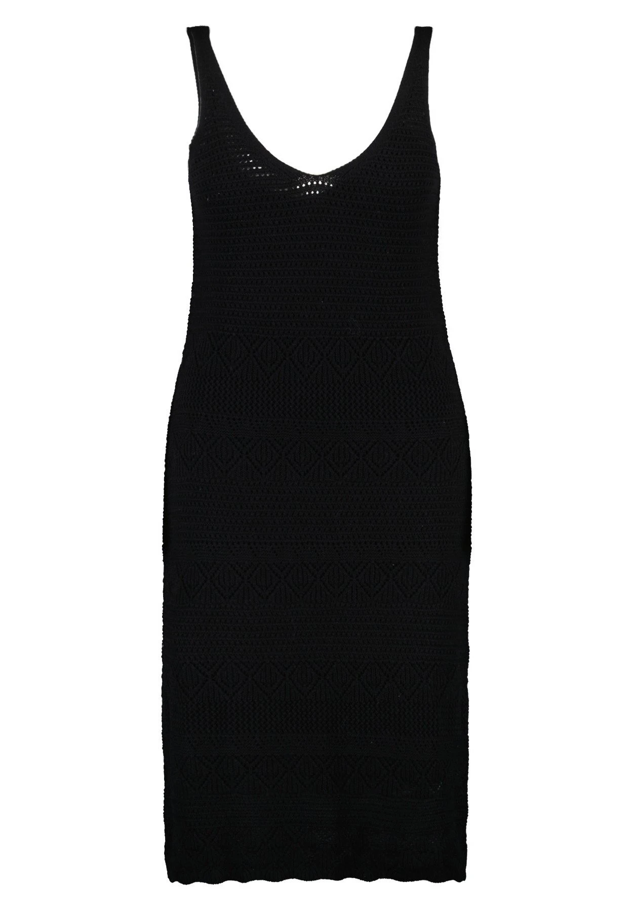 Gebreide Jurk - Black 7 Gebreide Jurk - Black - Afbeelding 5