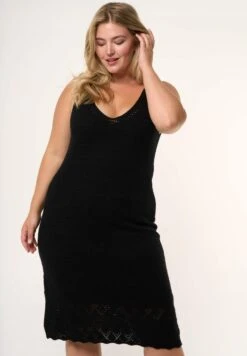 Gebreide Jurk - Black