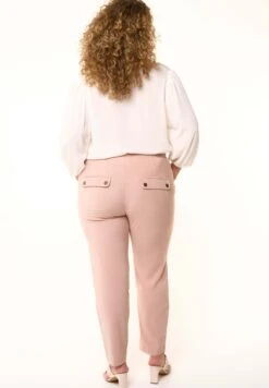 Met Strik Ceintuur - Broek - Pink -Ms Mode 48c9909e0ddb4767a5c996a2b82c786d