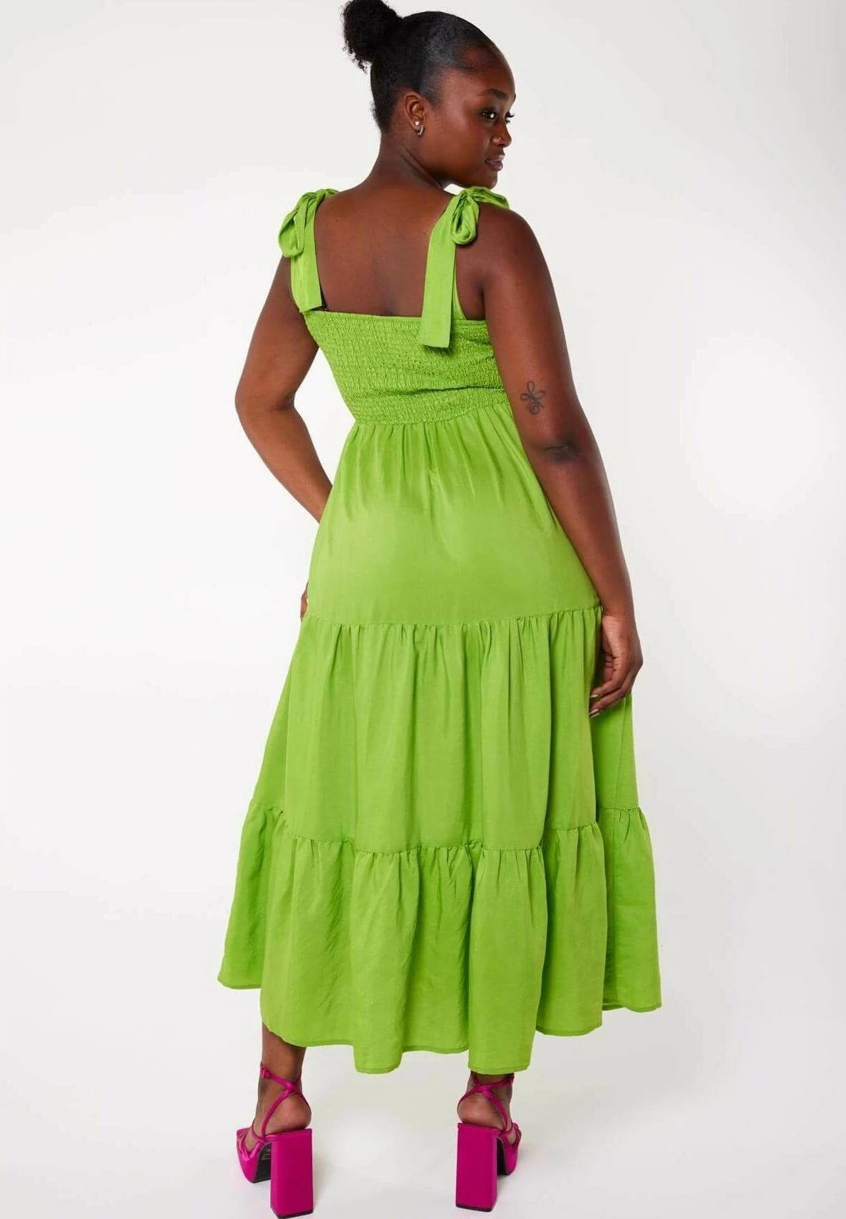 Zomerse - Maxi-Jurk - Groen 4 Zomerse - Maxi-Jurk - Groen - Afbeelding 2