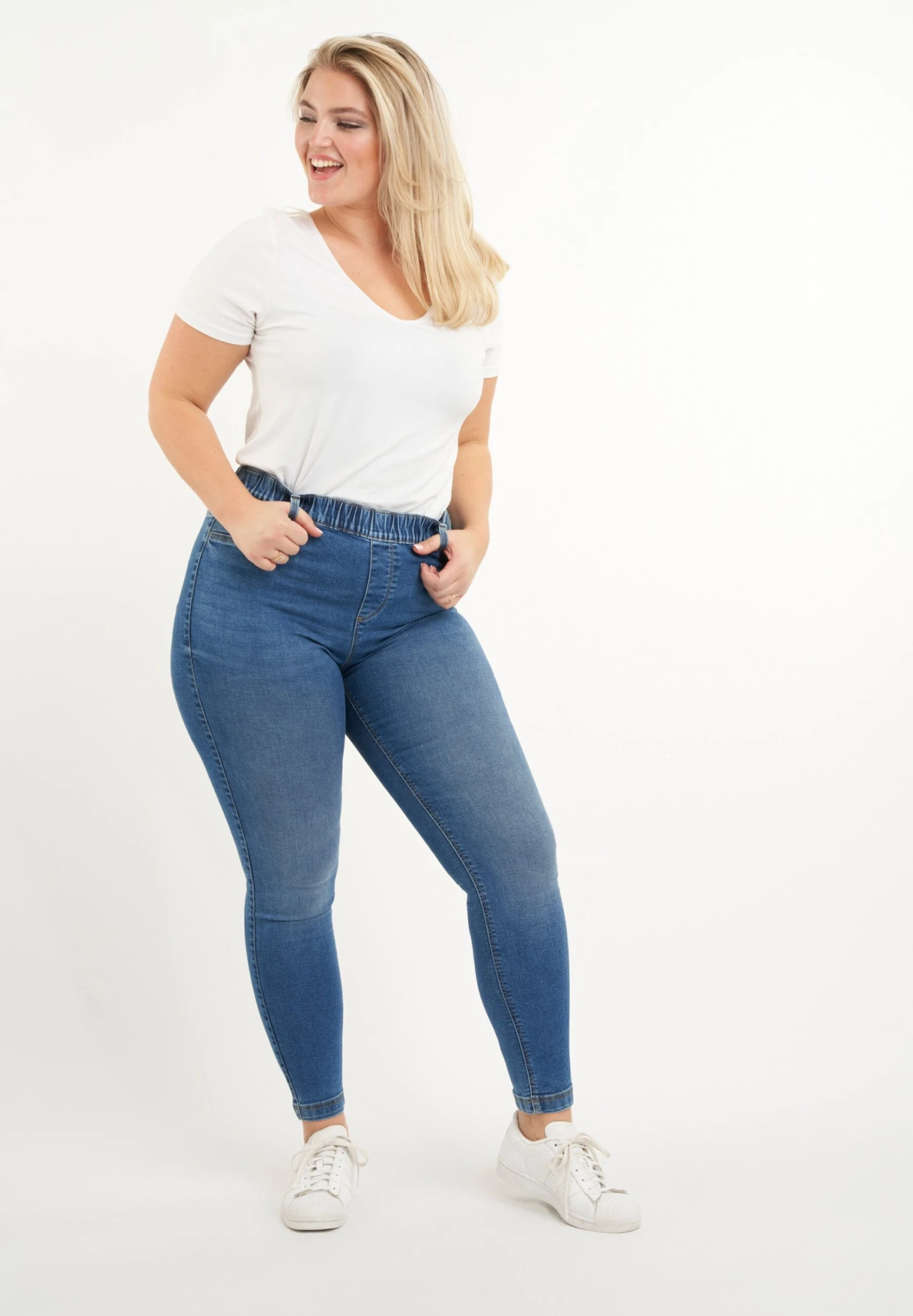 Poppy - Jeans Skinny Fit - Blue 4 Poppy - Jeans Skinny Fit - Blue - Afbeelding 2