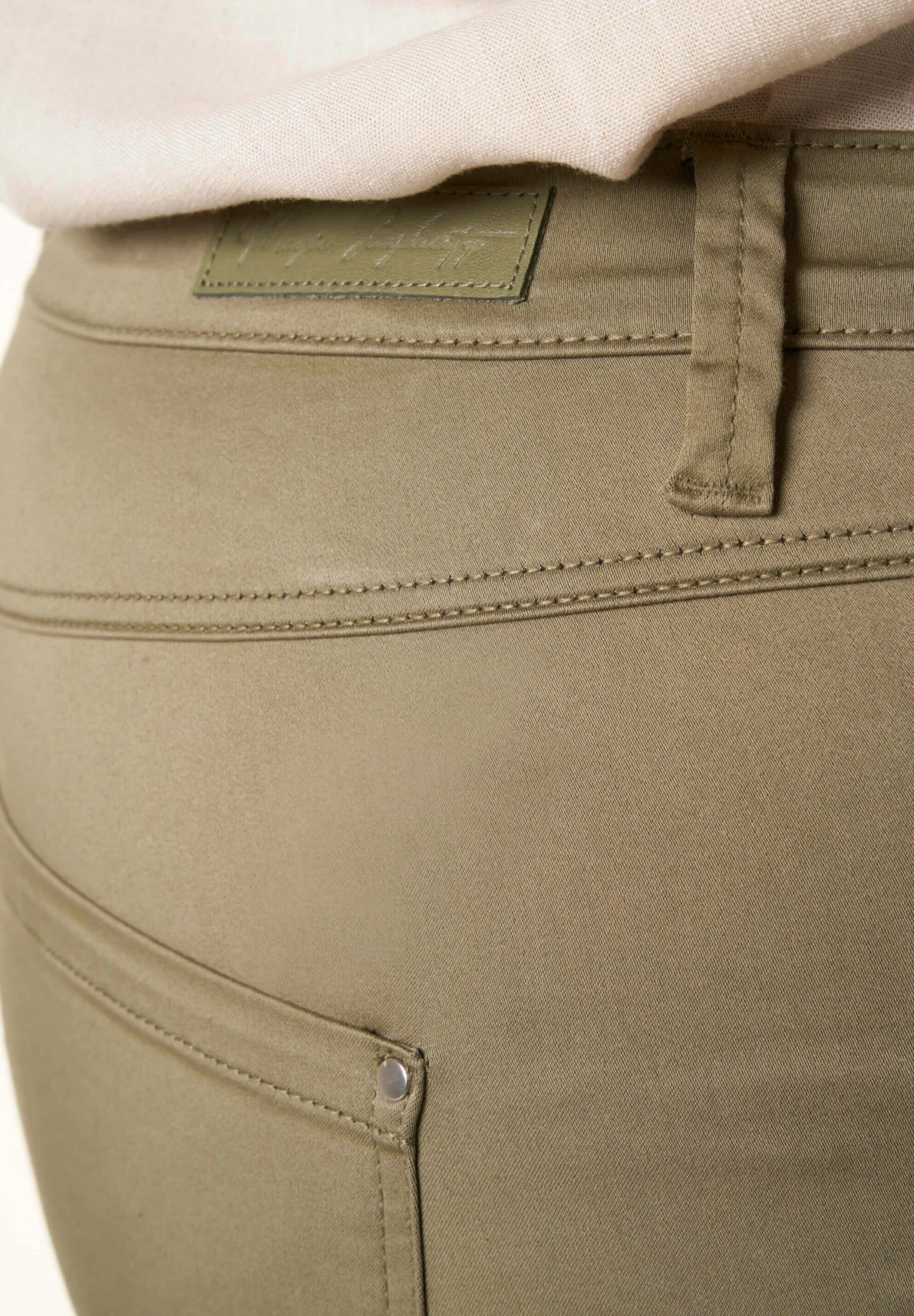 Slim Fit Jeans - Khaki 8 Slim Fit Jeans - Khaki - Afbeelding 6