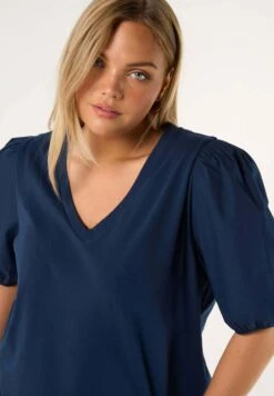Met Pofmouwen - Blouse - Navy Blue 13 Met Pofmouwen - Blouse - Navy Blue -Ms Mode 5ce6f7e6c01e4c12b54ee4fb3f2e10e9