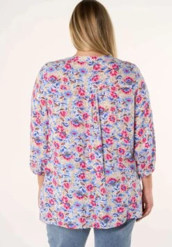 K-Piping - Blouse - Multi Pink -Ms Mode 5ee40a14e8b84dadbafd5cc45b563b64