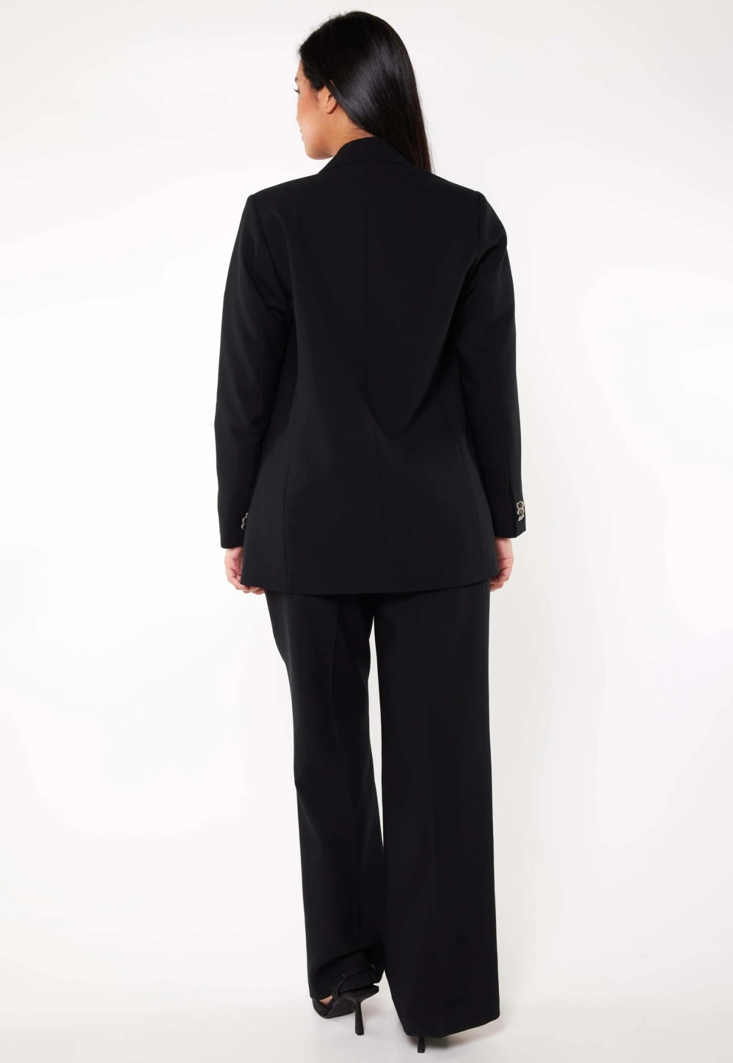 Halflange Jas - Black 4 Halflange Jas - Black - Afbeelding 2