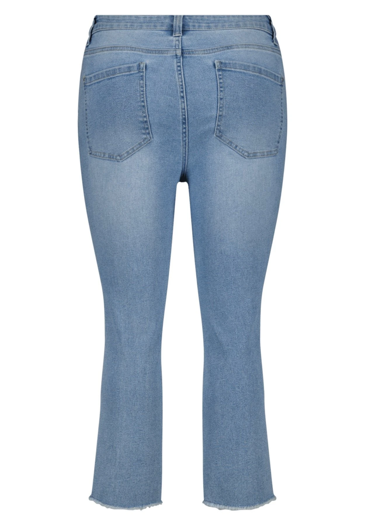 Cropped - Slim Fit Jeans - Blue 8 Cropped - Slim Fit Jeans - Blue - Afbeelding 6