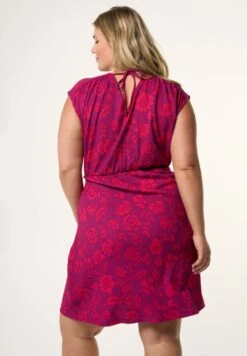 Met Houten Detail - Jurk - Multi Pink -Ms Mode 709e4ed05aca483dbb5c098a11ef0986