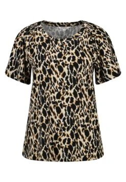 T-Shirt Print - Multi Brown -Ms Mode 81066ce9ac874411a7d0bc28ee02a990