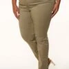 Slim Fit Jeans - Khaki 1 Slim Fit Jeans - Khaki -Ms Mode 8bd57a555329493eb7229c8770cc0e63