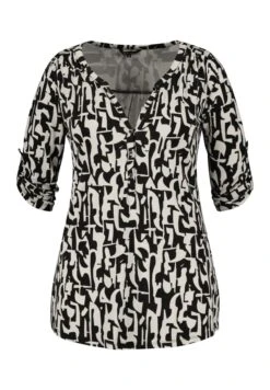 E-Fabiola Print - Blouse - Multi Black White 12 E-Fabiola Print - Blouse - Multi Black White -Ms Mode 924d994939c243ae944bdac9b2290123