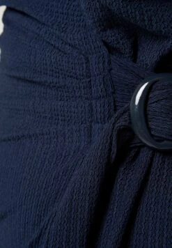 Met Houten Detail - Jurk - Navy Blue 15 Met Houten Detail - Jurk - Navy Blue -Ms Mode 9308dd055bf84d38b5f0b3a2f37b69ba