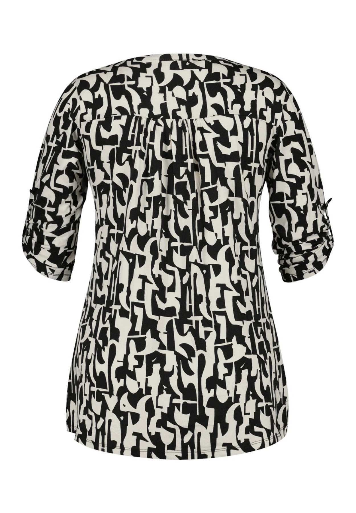 E-Fabiola Print - Blouse - Multi Black White 8 E-Fabiola Print - Blouse - Multi Black White - Afbeelding 6