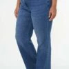 Not Translated - Flared Jeans - Blue -Ms Mode 9c4a15d84da54e16a1aa10668a8d79c3