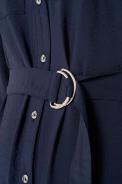 Midi Jurk Met Ceintuur -Ms Mode D11106096 11