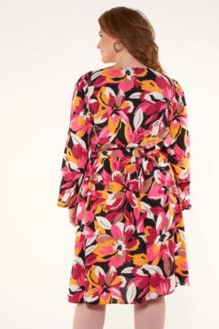 Jurk Met Ceintuur -Ms Mode D15221510 10