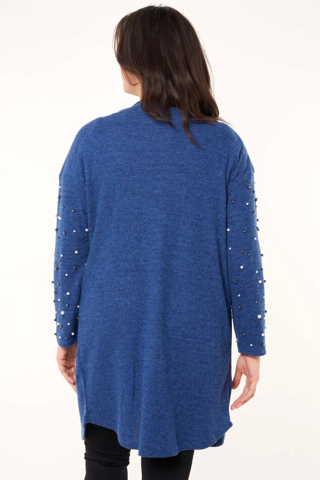 Openvallend Vest Met Parels 6 Openvallend Vest Met Parels - Afbeelding 4