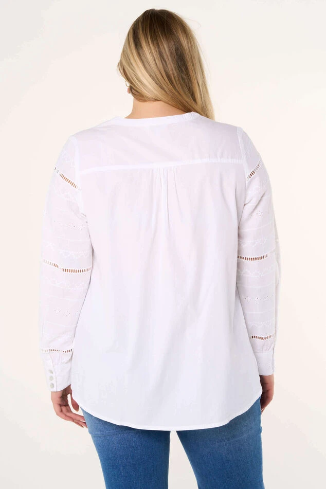 Blouse Met Borduursel 6 Blouse Met Borduursel - Afbeelding 4