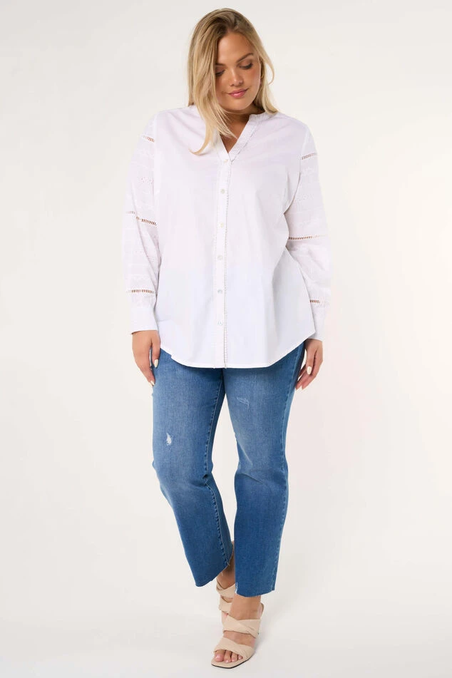 Blouse Met Borduursel 8 Blouse Met Borduursel - Afbeelding 6