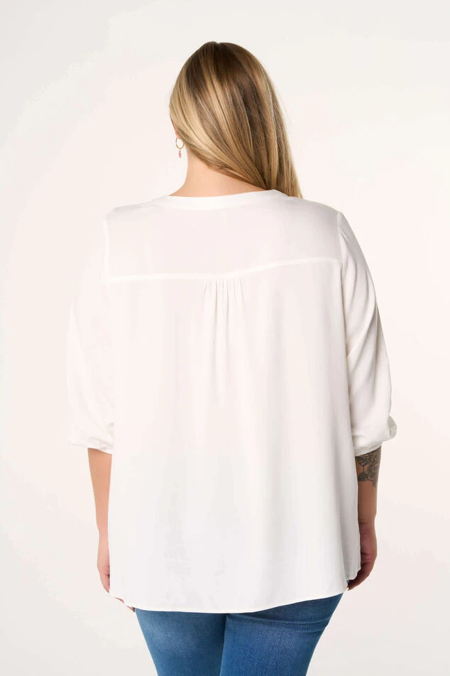 Blouse Met Ballonmouwen 6 Blouse Met Ballonmouwen - Afbeelding 4
