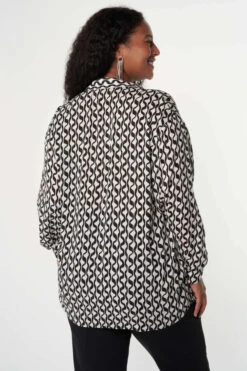 Luchtige Blouse Met Print 12 Luchtige Blouse Met Print -Ms Mode K15131011 10