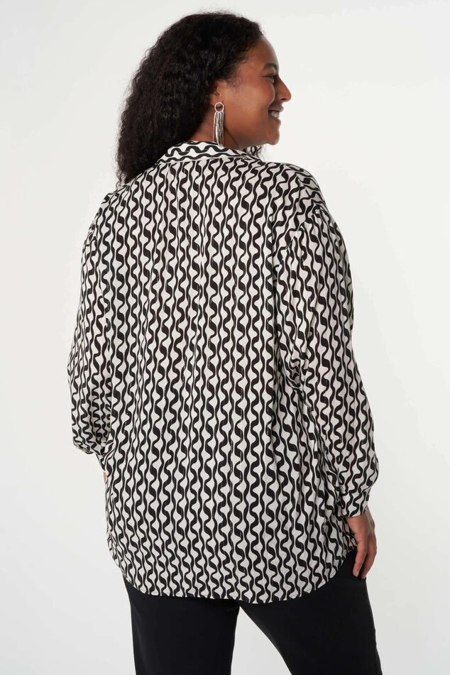 Luchtige Blouse Met Print 6 Luchtige Blouse Met Print - Afbeelding 4