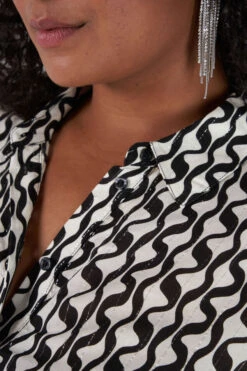 Luchtige Blouse Met Print 13 Luchtige Blouse Met Print -Ms Mode K15131011 11