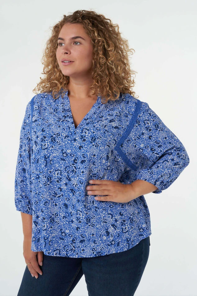 Blouse Met Print 6 Blouse Met Print - Afbeelding 4