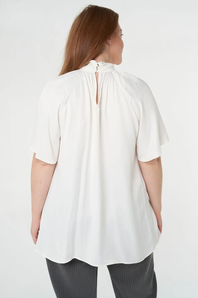 Blouse Met Satijnen Look 6 Blouse Met Satijnen Look - Afbeelding 4