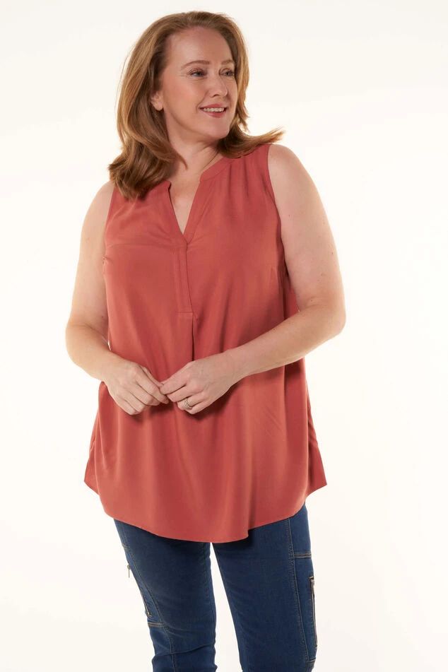 Mouwloze Blouse 8 Mouwloze Blouse - Afbeelding 6