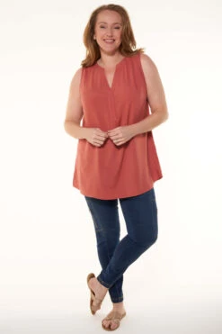 Mouwloze Blouse 15 Mouwloze Blouse -Ms Mode K30028067 13