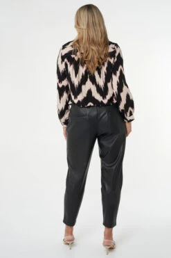 Imitatieleren Joggingbroek -Ms Mode M11129012 10