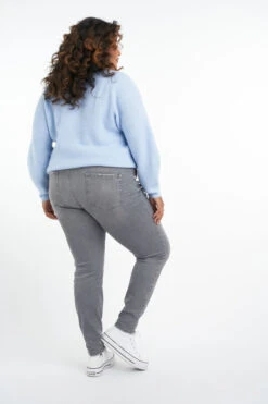 Jeans Met Destroyed Detail -Ms Mode M17055019 12