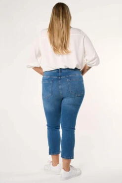 Capri Broek Met Steentjes 14 Capri Broek Met Steentjes -Ms Mode M38048007 10