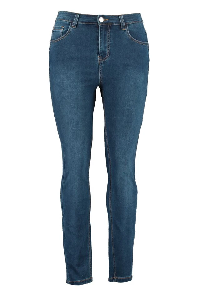 Skinny Leg High Waist Jeans CHERRY 4 Skinny Leg High Waist Jeans CHERRY - Afbeelding 2