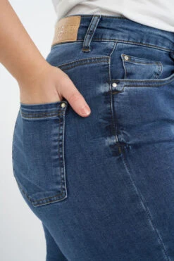 Skinny Leg High Waist Jeans CHERRY 13 Skinny Leg High Waist Jeans CHERRY -Ms Mode M98001007 12