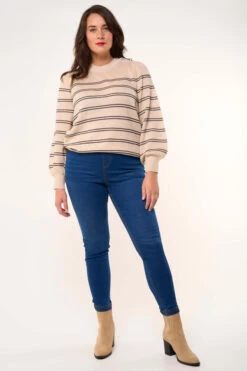 Slim Fit 30 Inch Tregging POPPY 15 Slim Fit 30 Inch Tregging POPPY -Ms Mode M98924008 13