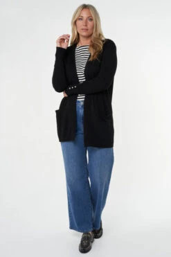 Gebreid Vest Met Zakken 15 Gebreid Vest Met Zakken -Ms Mode N40051012 13