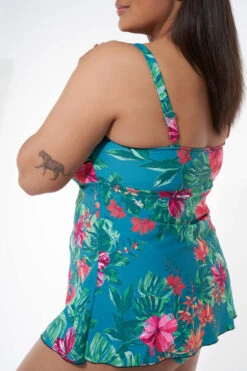 Bandeau Tankini Met Print -Ms Mode R80021005 10