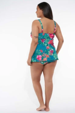 Bandeau Tankini Met Print -Ms Mode R80021005 13