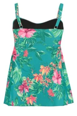 Bandeau Tankini Met Print -Ms Mode R80021005 5