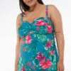 Bandeau Tankini Met Print 1 Bandeau Tankini Met Print -Ms Mode R80021005 9