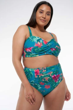 High Waisted Bikini Broekje Met Print