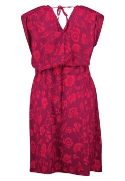 Met Houten Detail - Jurk - Multi Pink -Ms Mode a38c8df35ee644c4b89419ca0557282b