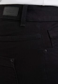 30 Inch - Straight Leg Jeans - Black -Ms Mode a3b8de79067b4838b18527755f3bcb11