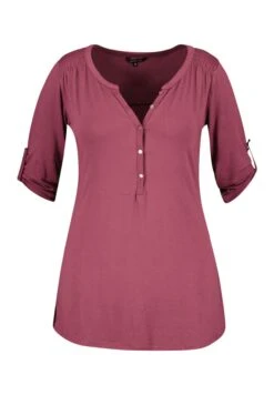 Met Plooidetails - Blouse - Mauve 12 Met Plooidetails - Blouse - Mauve -Ms Mode a6ae723ec6de453ba88fd0ff7421f8d5