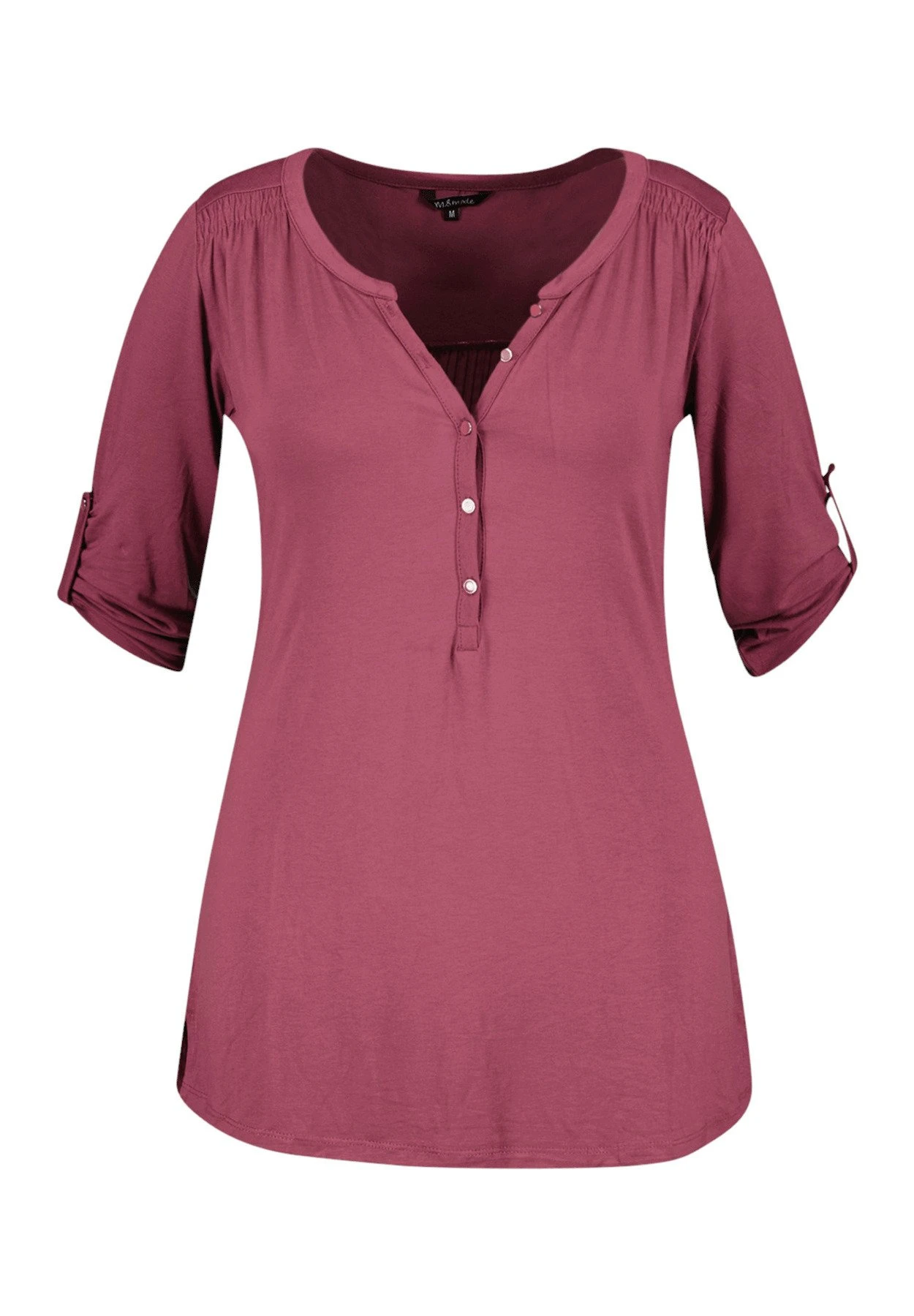 Met Plooidetails - Blouse - Mauve 7 Met Plooidetails - Blouse - Mauve - Afbeelding 5